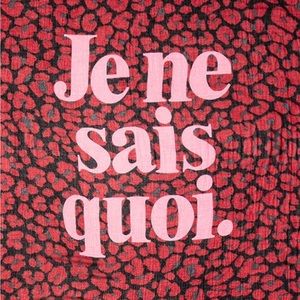Zadig and Voltaire black and red Je ne sais quoi scarf. Used twice.